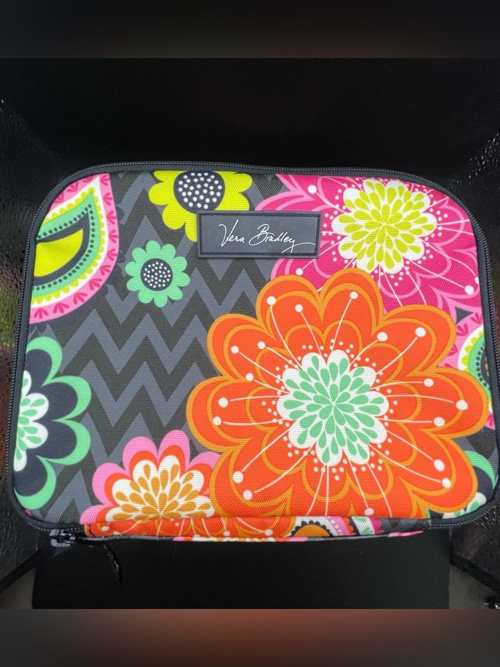 Vera Bradley Ziggy Zinnia Deluxe Insulated Lunch Bunch Bag Retired Floral